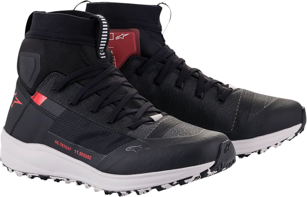 ALPINESTARS Speedforce Shoes - Black/White/Red - US 10 2654321-123-10