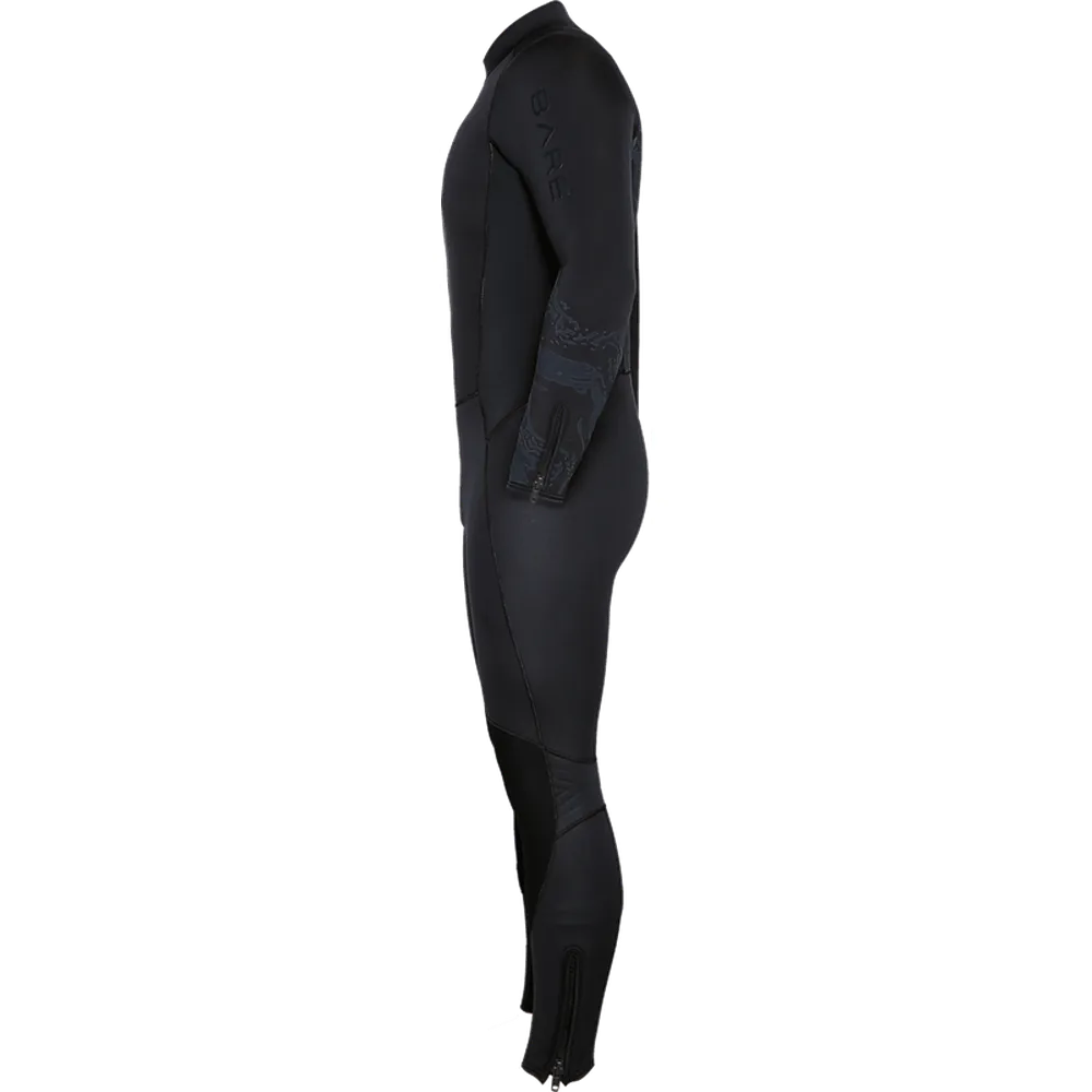 BARE Men's 5mm Revel Ultra Full Wetsuit Package w/ FREE Wetsuit Hanger & Mask Strap