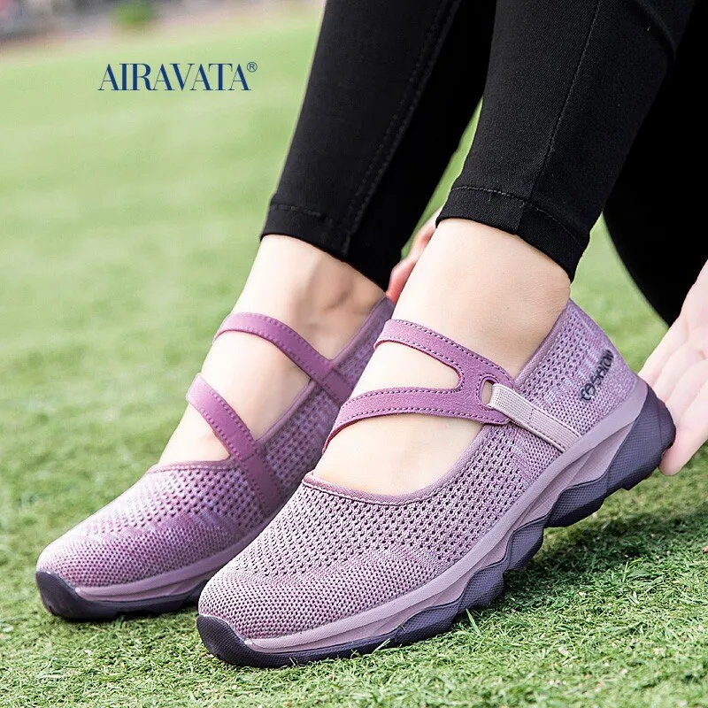 Breathable Women's Casual Slip-On Walking Sneakers