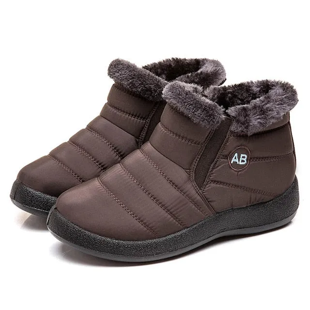 Casual Waterproof Lightweight Winter Boots For Women