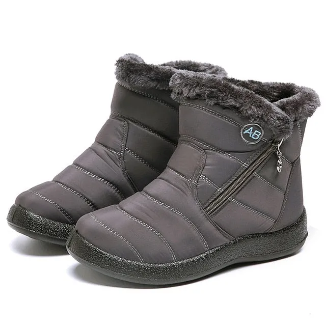 Casual Waterproof Lightweight Winter Boots For Women