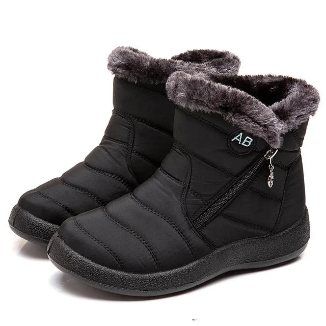 Casual Waterproof Lightweight Winter Boots For Women