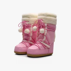 Cotton Candy Snow Boots