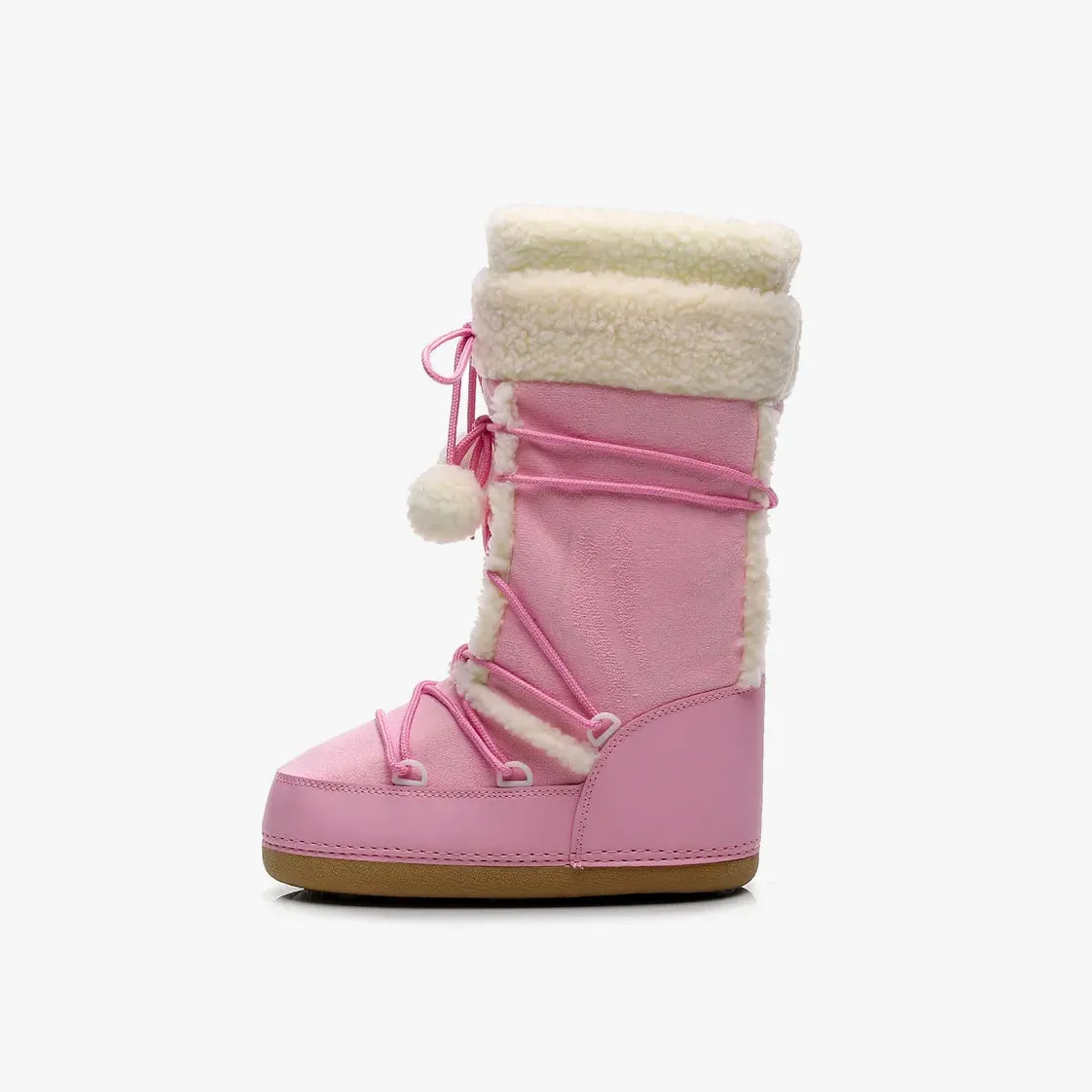 Cotton Candy Snow Boots