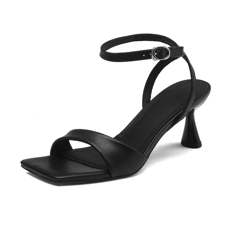 Elegant Sandals with Ankle Strap