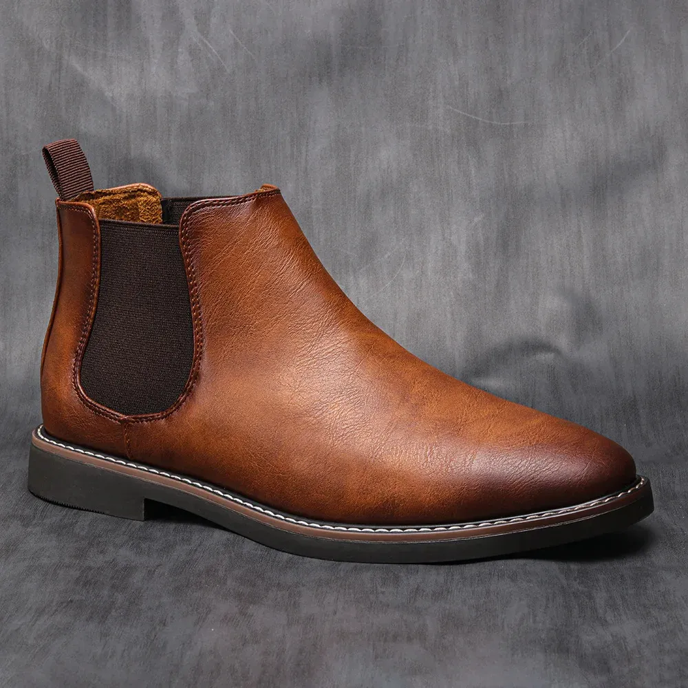 Men's Durable Chelsea Boots with Non-Slip Sole | Perfect for All Seasons