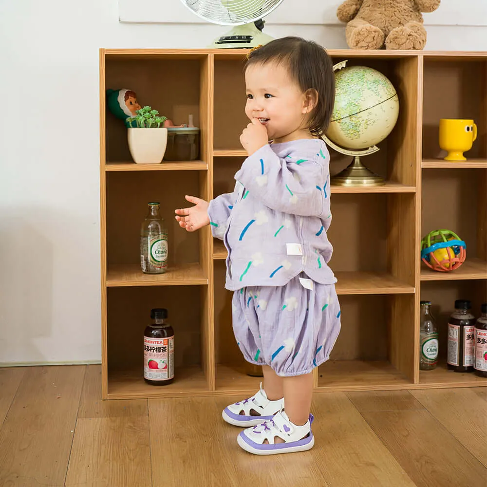 Non-Slip Breathable Soft-Sole Walking Shoes with Cutouts