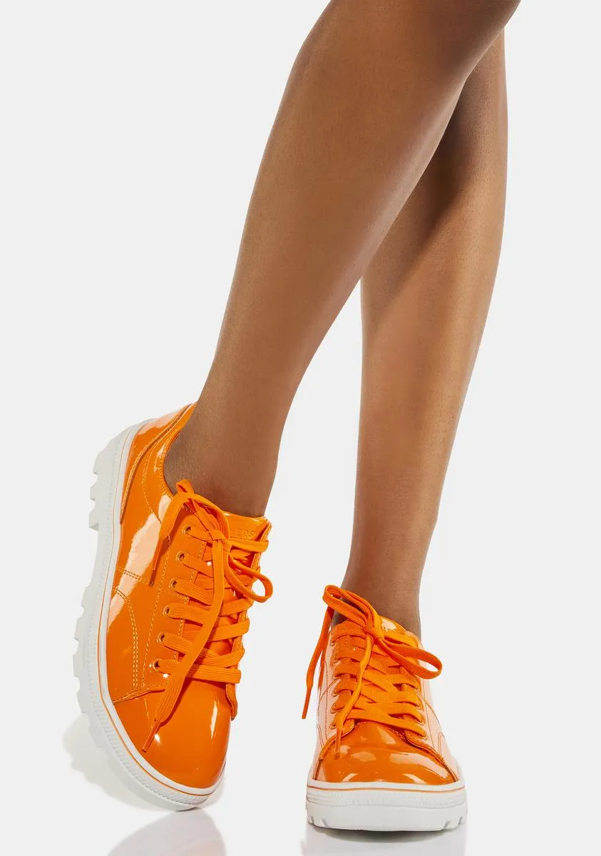 Orange Roadies 90s Bby Sneakers