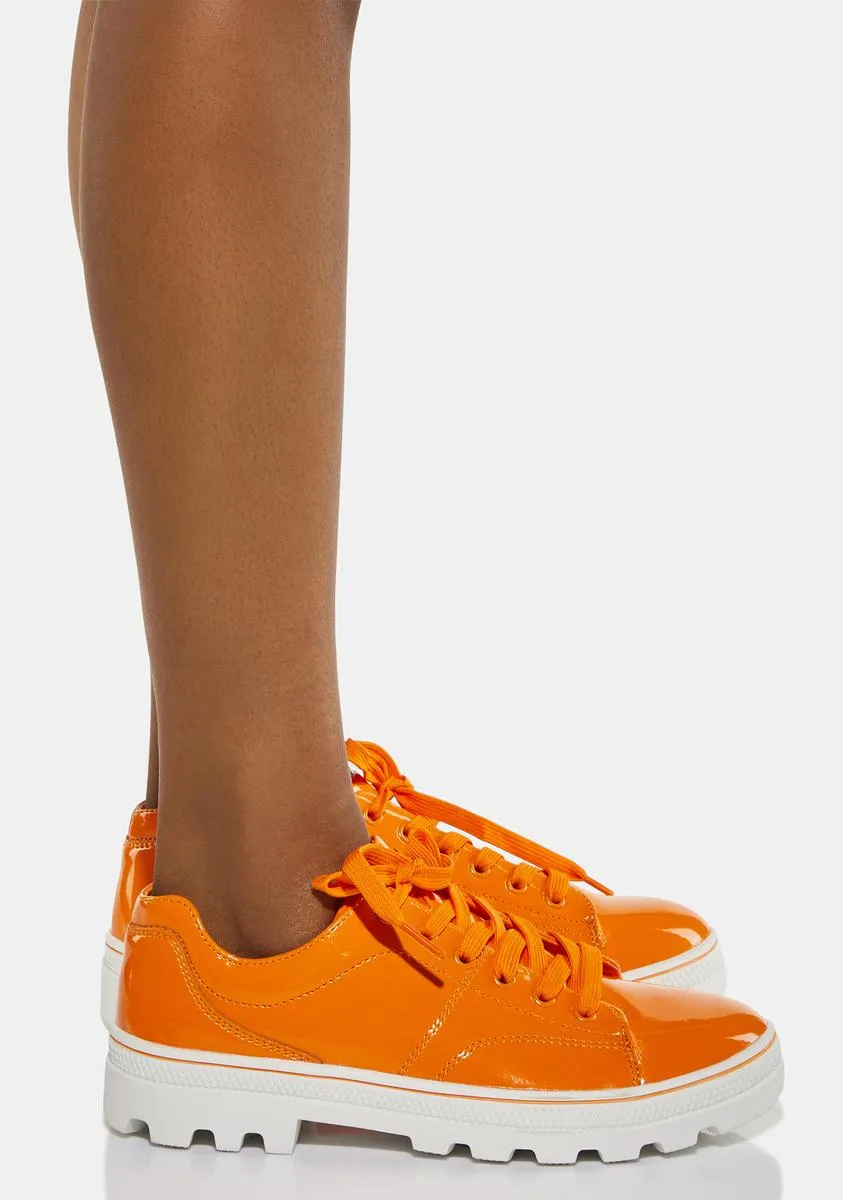 Orange Roadies 90s Bby Sneakers