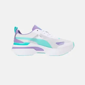 Puma Kosmo Rider V1 Women's Running Shoes -Feather Gray/Electric Peppermint/Lavender Alert