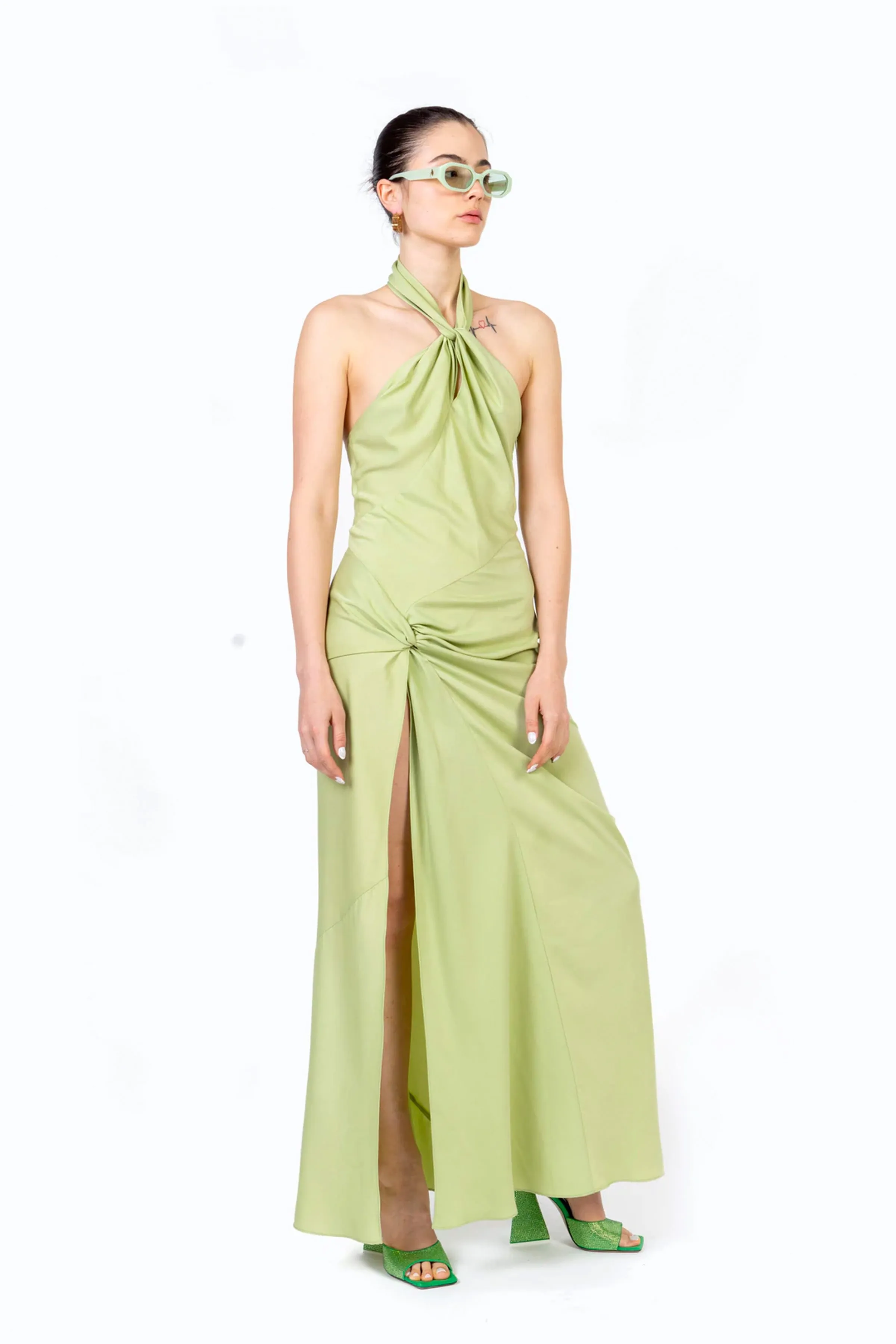 RONNY KOBO SELINA DRESS IN SAGE