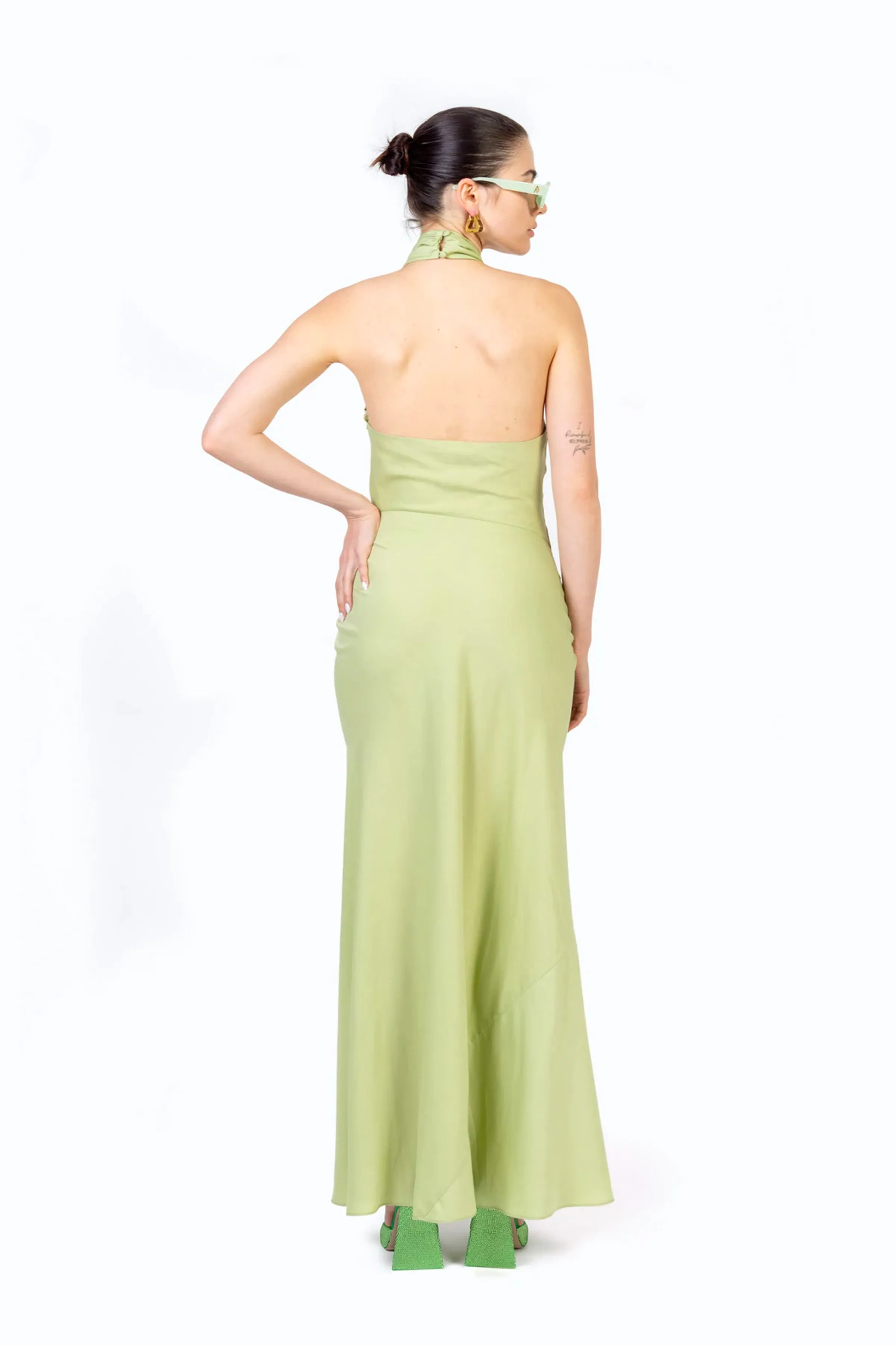 RONNY KOBO SELINA DRESS IN SAGE