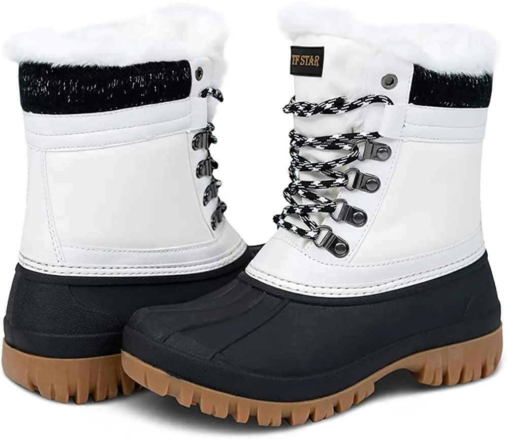 women warm outdoor winter snow boots