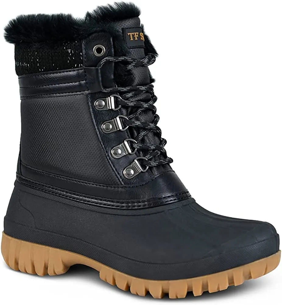 women warm outdoor winter snow boots